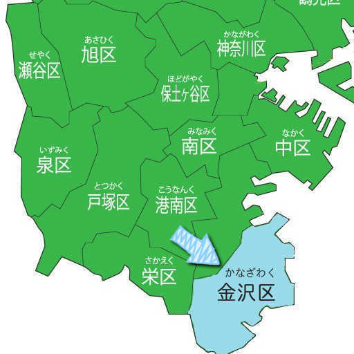 横浜市金沢区マップ