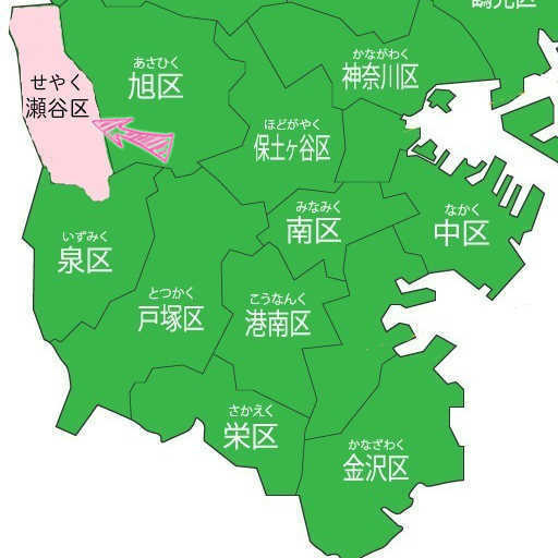 横浜市瀬谷区マップ
