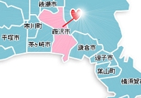 藤沢市テレビ回収対応地域マップ